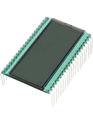 Display Elektronik - DE 113-TS-20 - 7-segment LCD 12.7 mm 1 x 3.5, DE 113-TS-20, Display Elektronik