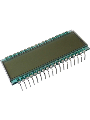 Display Elektronik - DE 301-TU-30/6,35 (5 Volt) - 14-segment LCD 7.0 mm 1 x 8, DE 301-TU-30/6,35 (5 Volt), Display Elektronik