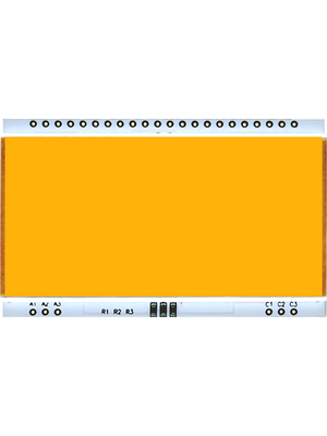 Electronic Assembly - EA LED66x40-A - LCD backlight amber, EA LED66x40-A, Electronic Assembly