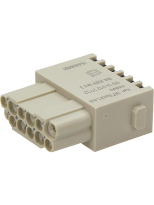 HARTING - 09140122732 - Connector, Female, Pole no.12, Crimp Connection, 09140122732, HARTING