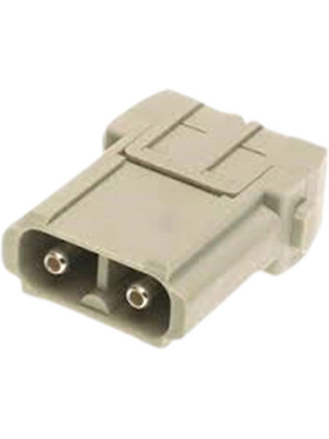 HARTING - 09 14 002 2602 - Connector, Male, Pole no.2, Axial Screw Connector, 09 14 002 2602, HARTING