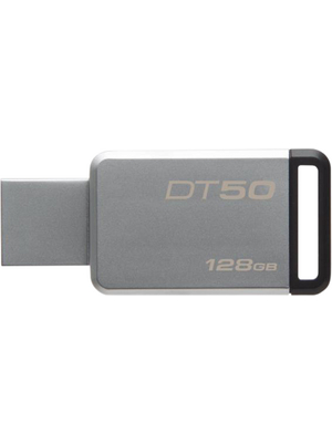 Kingston Shop - DT50/128GB - USB Stick DataTraveler 50 128 GB grey / black, DT50/128GB, Kingston Shop