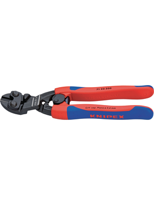 Knipex - 71 12 200 - Bolt cutter 200 mm 6.0 mm 5.2 mm 4 mm 3.6 mm, 71 12 200, Knipex