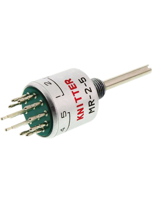 Knitter-Switch - MR 2-5 - Rotary wafer switch 2P 5Pos, MR 2-5, Knitter-Switch