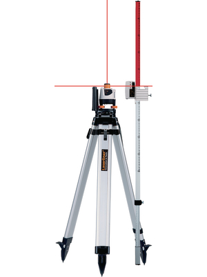 Laserliner - BEAMCONTROL MASTER 120 SET - Manual rotary laser level for interior renovation and construction, BEAMCONTROL MASTER 120 SET, Laserliner