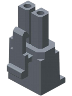 Molex - 5025-02R1 / 1531-1022 - Crimp housing Pitch4.8 mm Poles 1 x 2 Standard .062", 5025-02R1 / 1531-1022, Molex
