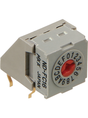 NKK - NDFC16H - Rotary Coding DIP Switch HEX 3+3, NDFC16H, NKK