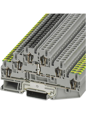 Phoenix Contact - ST 2,5-PE/2PV - Feed-through terminal block N/A grey, 0.08...2.5 mm2, 3038833, ST 2,5-PE/2PV, Phoenix Contact