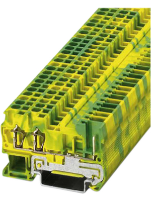 Phoenix Contact - ST 2,5-TWIN/ 1P-PE - Feed-through terminal block N/A green-yellow, 0.08...2.5 mm2, 3042120, ST 2,5-TWIN/ 1P-PE, Phoenix Contact