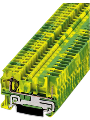 Phoenix Contact - ST 4/ 1P-PE - Feed-through terminal block N/A green-yellow, 0.08...4.0 mm2, 3042722, ST 4/ 1P-PE, Phoenix Contact