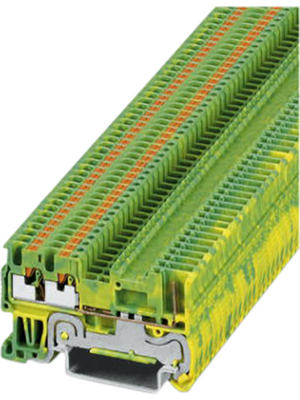 Phoenix Contact - PT 1,5/S-TWIN/1P-PE - Terminal block N/A green/yellow, 0.14...1.5 mm2, 3212374, PT 1,5/S-TWIN/1P-PE, Phoenix Contact