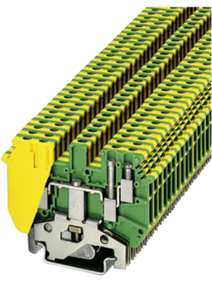 Phoenix Contact - UDK 3-PE - Feed-through terminal block N/A green/yellow, 0.2...2.5 mm2, 2775456, UDK 3-PE, Phoenix Contact