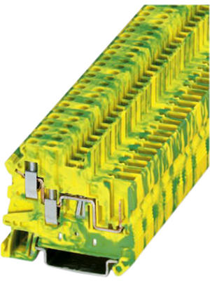 Phoenix Contact - UT 2,5-TWIN/1P-PE - Terminal block N/A green/yellow, 0.14...4 mm2, 3060513, UT 2,5-TWIN/1P-PE, Phoenix Contact