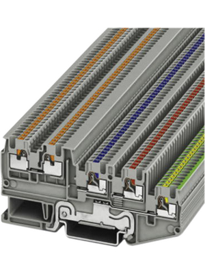 Phoenix Contact - PTIO 1,5/S/4-PE - Terminal block N/A grey, 0.14...1.5 mm2, 3244465, PTIO 1,5/S/4-PE, Phoenix Contact