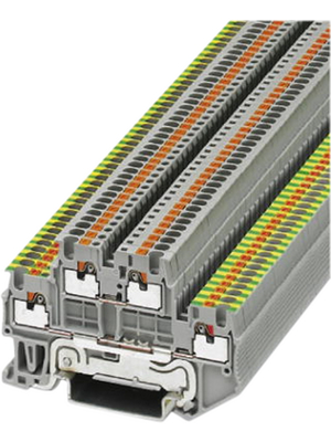 Phoenix Contact - PTTB 1,5/S-PE/L - Terminal block PTTB N/A grey, 0.14...1.5 mm2, 3208553, PTTB 1,5/S-PE/L, Phoenix Contact