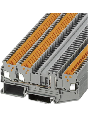 Phoenix Contact - QTC 1,5-TWIN-TG - Terminal block QTC N/A grey, 0.14...1.5 mm2, 3050413, QTC 1,5-TWIN-TG, Phoenix Contact