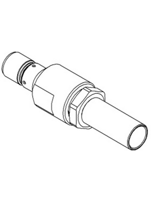 Radiall - R114 239 000W - SMB cable socket, straight 50 Ohm, R114 239 000W, Radiall