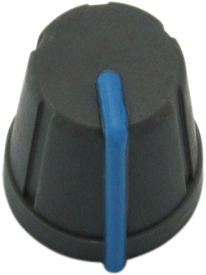 RND Components - RND 210-00323 - Push-on Knob, grey, 6.0x4.5 mm shaft, RND 210-00323, RND Components