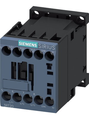 Siemens - 3RT2018-1AF02 - Contactor, 110 VAC  50/60 Hz, 3 NO, 1 break contact (NC), Screw Terminal, 3RT2018-1AF02, Siemens