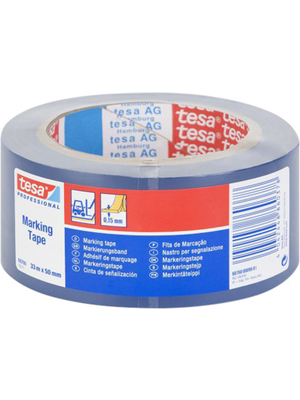 Tesa - 60760 50MM X 33 M BLUE - Floor marking tape blue 50 mmx33 m, 60760 50MM X 33 M BLUE, Tesa