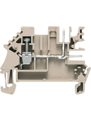 Weidmller - WDU 1.5/ZQV/BLZ 5.08 - 1784460000 - Terminal block W-Series N/A Dark Beige, 0.5...4 mm2, WDU 1.5/ZQV/BLZ 5.08 - 1784460000, Weidmller