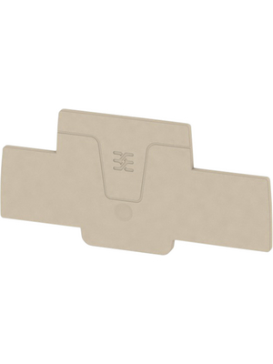 Weidmller - AEP 2T 2.5 - 1547690000 - End plate N/A 88 x 2.1 x 43 mm beige A, AEP 2T 2.5 - 1547690000, Weidmller