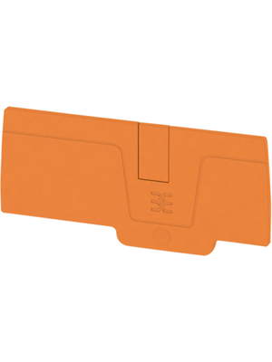 Weidmller - AEP 3C 6 OR - 2052530000 - End plate N/A 83 x 2.1 x 38 mm orange A, AEP 3C 6 OR - 2052530000, Weidmller