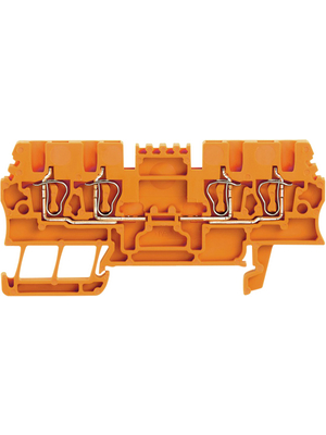 Weidmller - ZDU 1.5/2X2AN OR - 1827000000 - Terminal block Z Series N/A orange, 0.5...1.5 mm2, ZDU 1.5/2X2AN OR - 1827000000, Weidmller