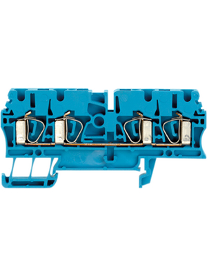 Weidmller - ZDU 2.5/4AN BL - 1608580000 - Terminal block Z Series N/A blue, 0.5...2.5 mm2, ZDU 2.5/4AN BL - 1608580000, Weidmller