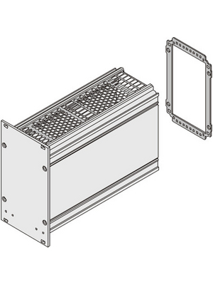 Pentair Schroff - 34812-308 - Rear panel 3 HE 8 TE, 34812-308, Pentair Schroff