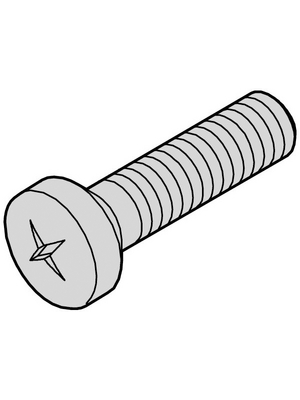 Pentair Schroff - 21101-069 - Panhead screw, 21101-069, Pentair Schroff