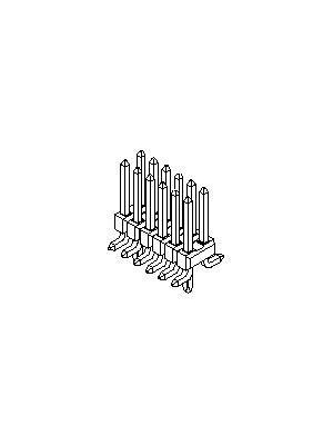 Molex - 71308-4108N/1591-1082 - Pin header 2 x 4P Male 8, 71308-4108N/1591-1082, Molex