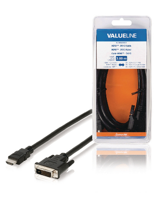 Valueline - VLCB34800B30 - HDMI cable 3.00 m, VLCB34800B30, Valueline