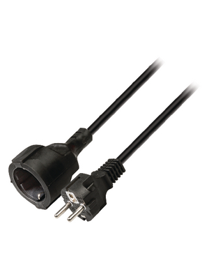 Valueline - VLEP10200B30 - Power Cable Type F (CEE 7/4) Type F (CEE 7/3) 3.00 m, VLEP10200B30, Valueline