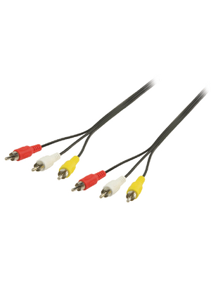 Valueline - VLVP24300B10 - Video cable 1.00 m black, VLVP24300B10, Valueline