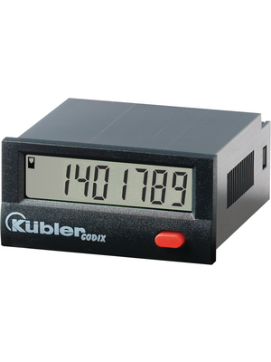 Kbler - 6.140.012.300 - Pulse Counter Codix 140 7-digit LCD 48 Hz / 8 kHz PNP, NPN 10...30 VDC, 6.140.012.300, Kbler