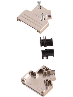 MH Connectors - MHDVSL15-K - D-Sub metal hood 15P, MHDVSL15-K, MH Connectors