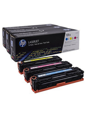 Hewlett Packard (DAT) - U0SL1AM - Toner tripack 131A yellow / Cyan / magenta, U0SL1AM, Hewlett Packard (DAT)