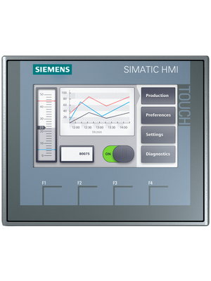 Siemens - 6AV2123-2DB03-0AX0 - HMI Panel KTP400 Basic, 6AV2123-2DB03-0AX0, Siemens