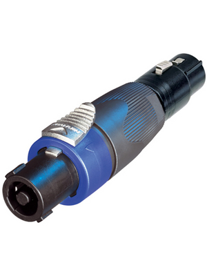 Neutrik - NA4FX-F - XLR, Cable socket 3 N/A Quick Lock ? black/blue, NA4FX-F, Neutrik