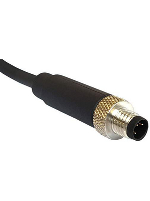 Bulgin - PXPPVC08FIM03ACL010PVC - Cable plug M8 Poles 3, PXPPVC08FIM03ACL010PVC, Bulgin