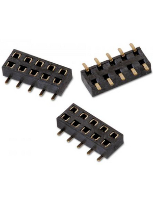 Wrth Elektronik - 62100621821 - Female header WR-PHD 6P Double row / straight / low profile SMD, 62100621821, Wrth Elektronik