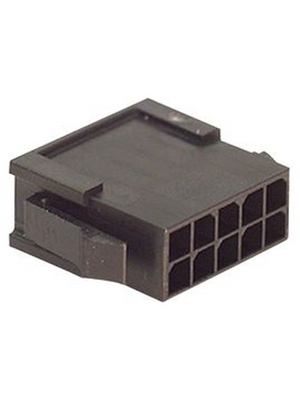 Molex - 43020-1000 - Male contact housing dual row Pitch3 mm Poles 2 x 5 Micro-Fit, 43020-1000, Molex