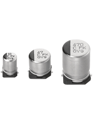 Panasonic Automotive & Industrial Systems - EEEFK1A682AM - Aluminium Electrolytic Capacitor 6.8 mF 10 VDC, EEEFK1A682AM, Panasonic Automotive & Industrial Systems