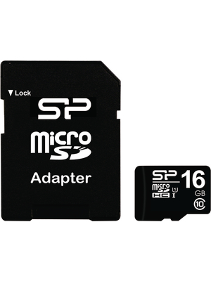 Silicon Power - SP016GBSTH010V10SP - microSD card 16 GB, SP016GBSTH010V10SP, Silicon Power