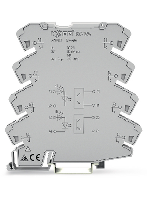 Wago - 857-1494 - Socket with Miniature Switching Relay, 857-1494, Wago