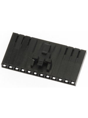 Molex - 70066-0186/5057-9412 - Crimp housing Pitch2.54 mm Poles 12 Single row / with latch / Free hanging/cable mount SL, 70066-0186/5057-9412, Molex