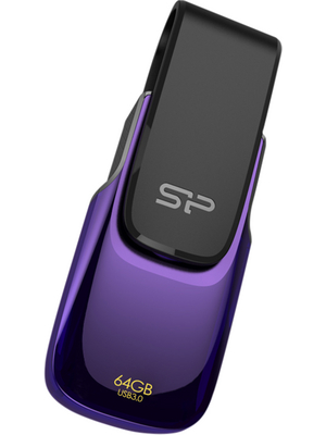 Silicon Power - SP064GBUF3B31V1U - USB Stick Blaze B31 64 GB violet, SP064GBUF3B31V1U, Silicon Power