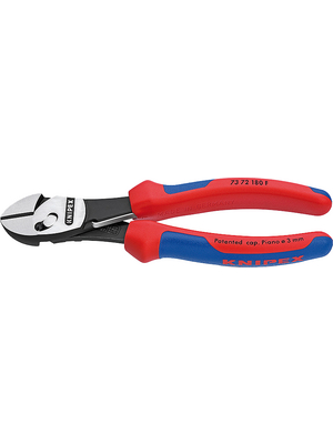 Knipex - 73 72 180 F - Power side-cutting pliers TwinForce 180 mm, 73 72 180 F, Knipex