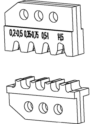 TE Connectivity - 539739-2 - Crimping dies, 539739-2, TE Connectivity